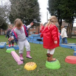 Children in a playground