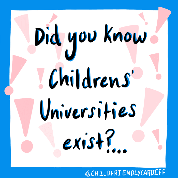 Did you know that Childrens' Universities exist?